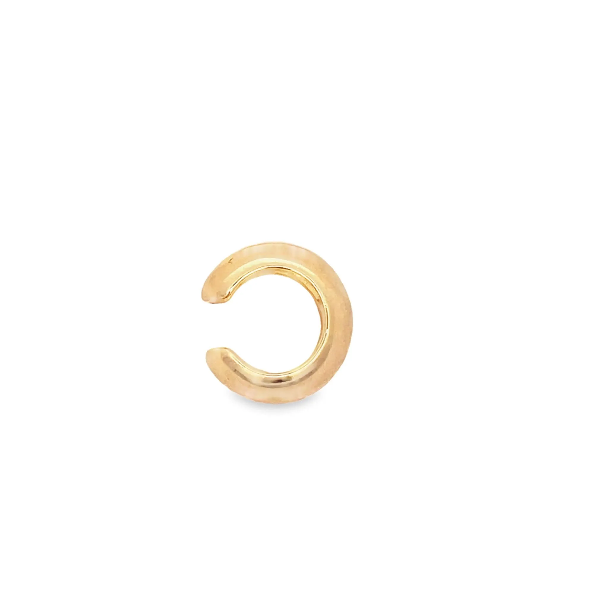 14mm Wide Solid Plain Round Ear Cuff (J134A)