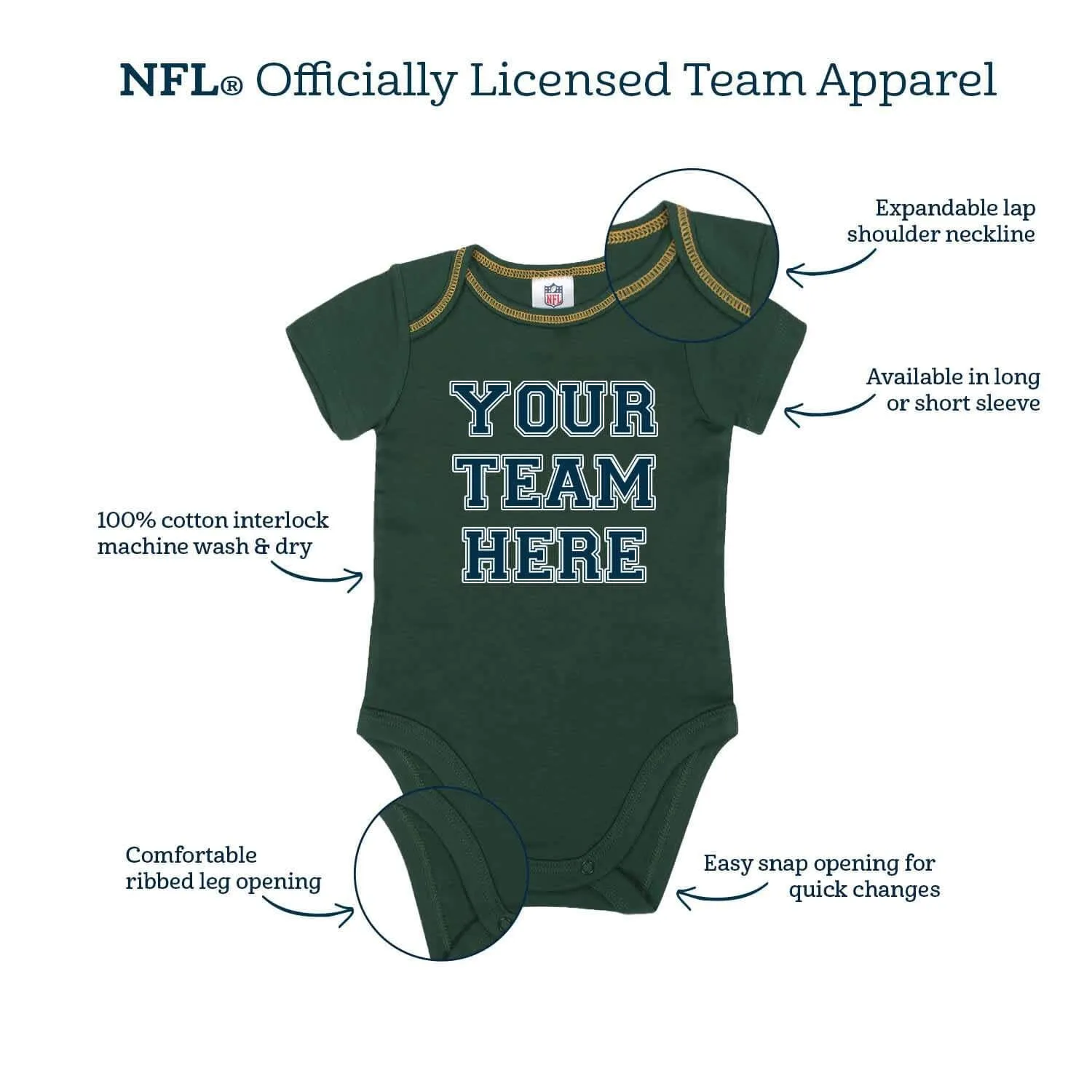 3-Piece Baby Boys Baltimore Ravens Bodysuit, Sleep 'N Play, and Cap Set