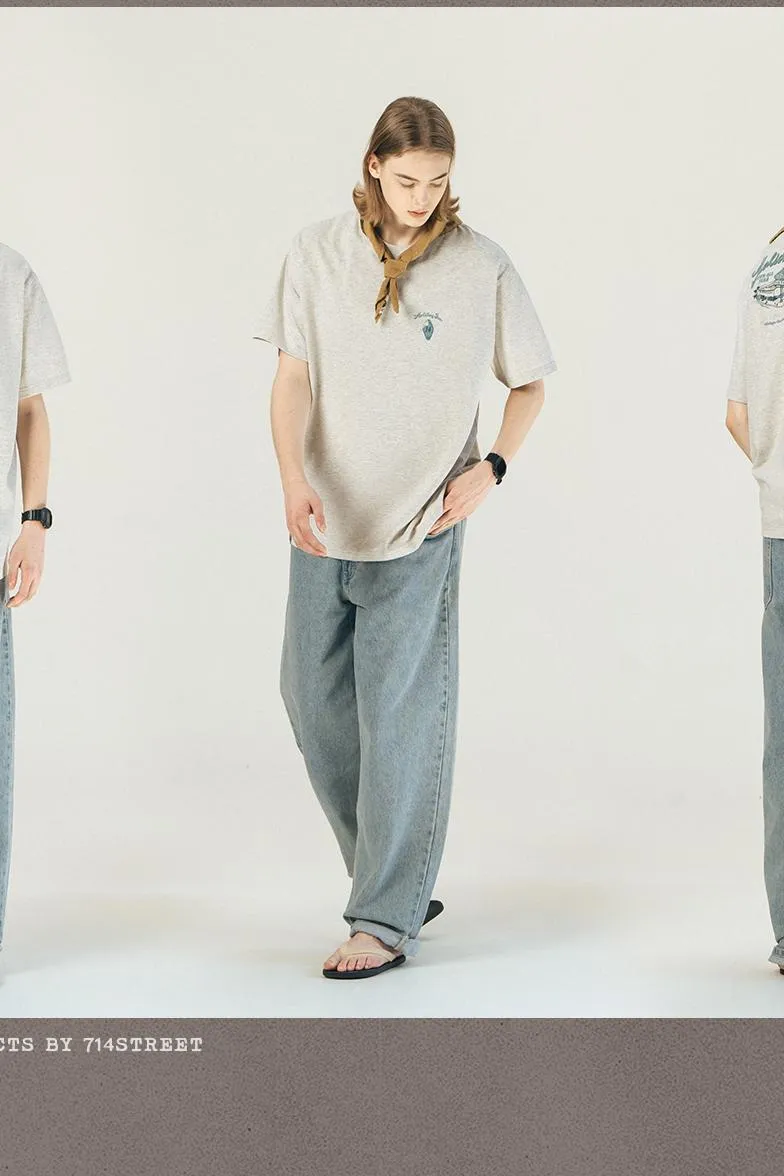 714STREET カジュアルプリントTシャツ 714ST037