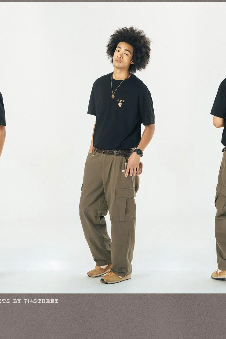 714STREET カジュアルプリントTシャツ 714ST037
