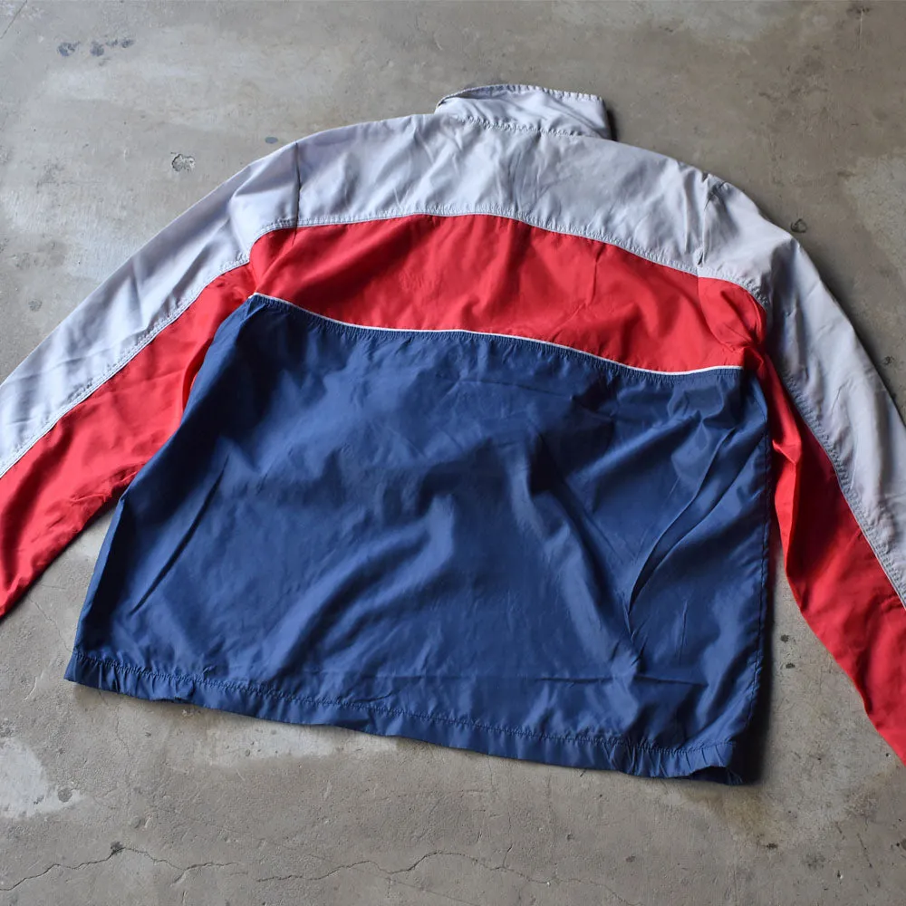 80’s NIKE 紺タグ！パッカブル仕様 ハーフジップ ナイロンプルオーバー 240303