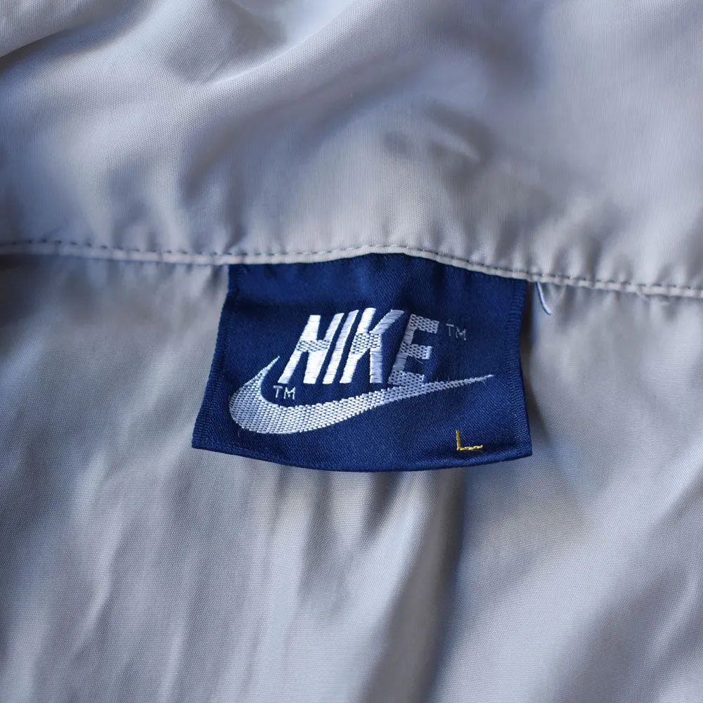 80’s NIKE 紺タグ！パッカブル仕様 ハーフジップ ナイロンプルオーバー 240303
