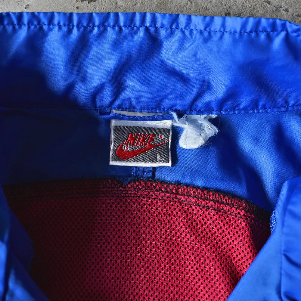 80's　NIKE/ナイキ 銀タグ 刺繍ロゴ ナイロンジャケット　220927
