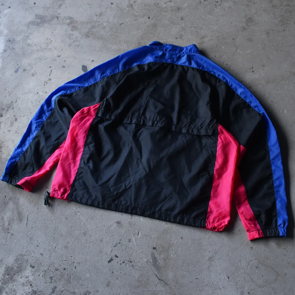80's　NIKE/ナイキ 銀タグ 刺繍ロゴ ナイロンジャケット　220927