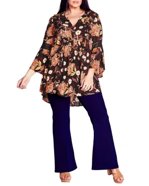 Allegra Ruffle Tunic | Batik Beauty