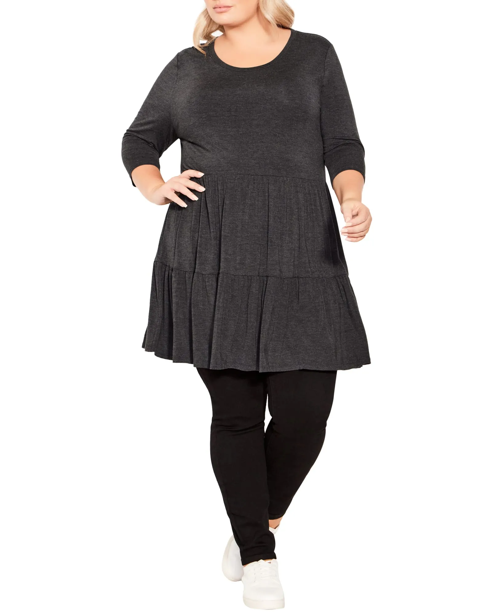 Amaya Tunic | Grey Marle
