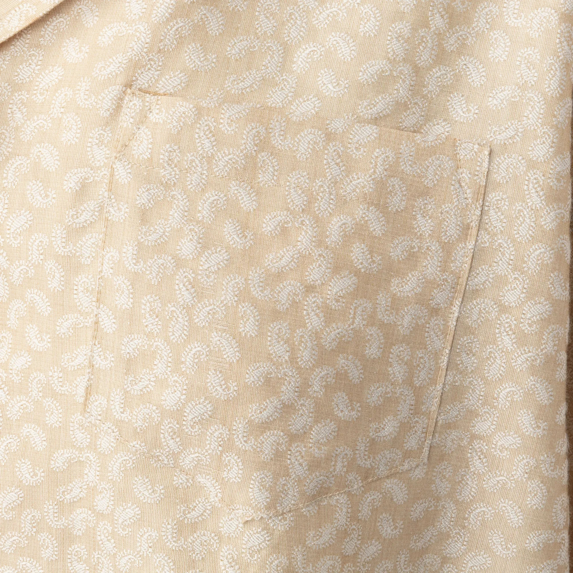 Archway Shirt: White Paisley