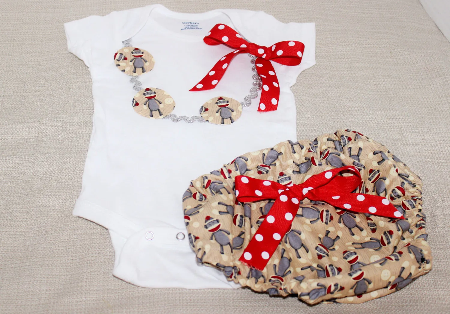 Baby Girl/Toddler Sock Monkey cake smash outfit with party hat, Sock monkey outfit, Girls cake smash outfit, Sock Monkey banner