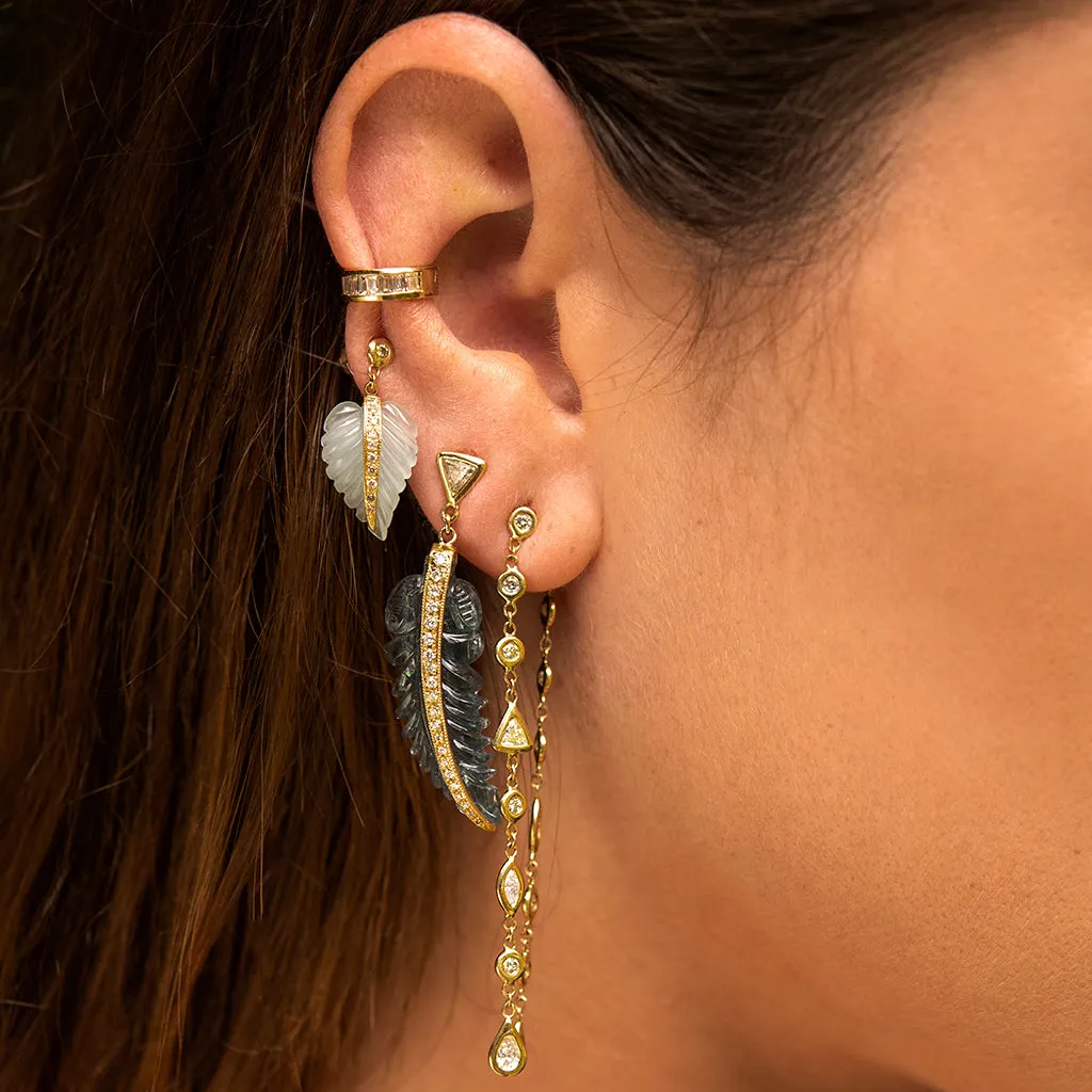 BAGUETTE DIAMOND EAR CUFF
