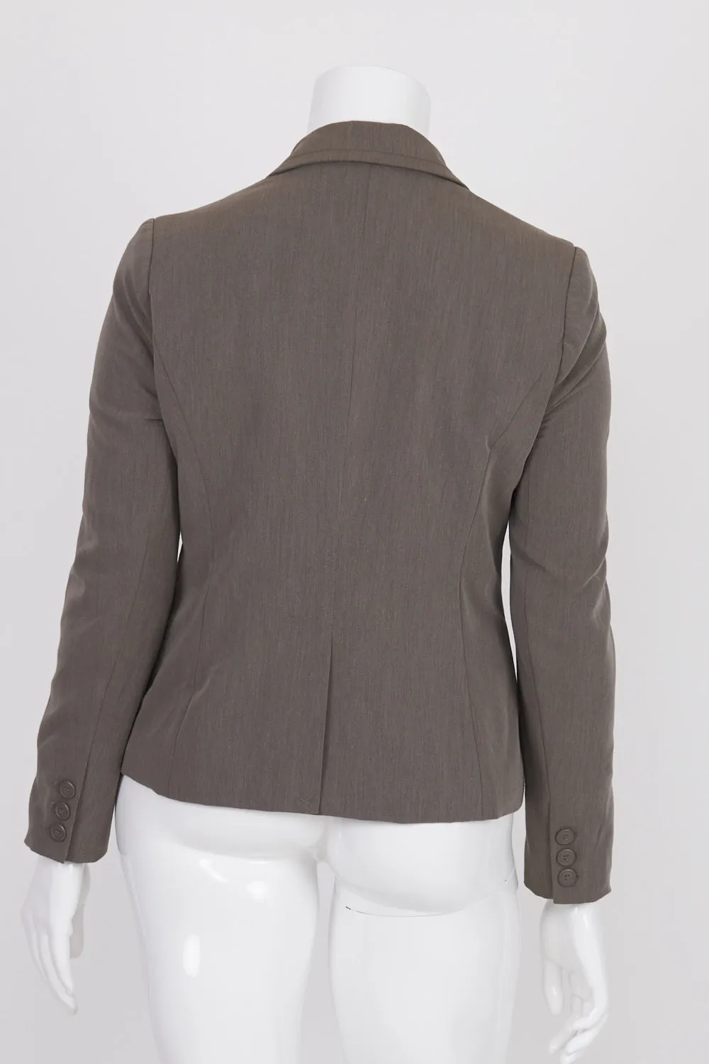 Barkins Grey Single Button Front Blazer 14