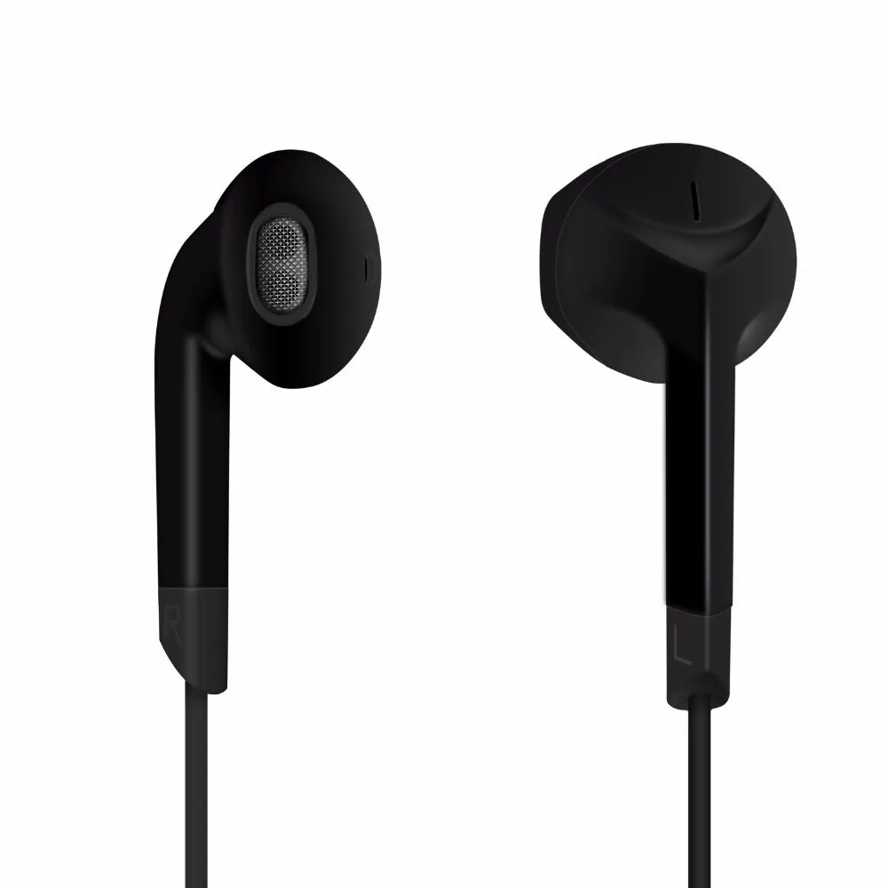Black and White Earphones