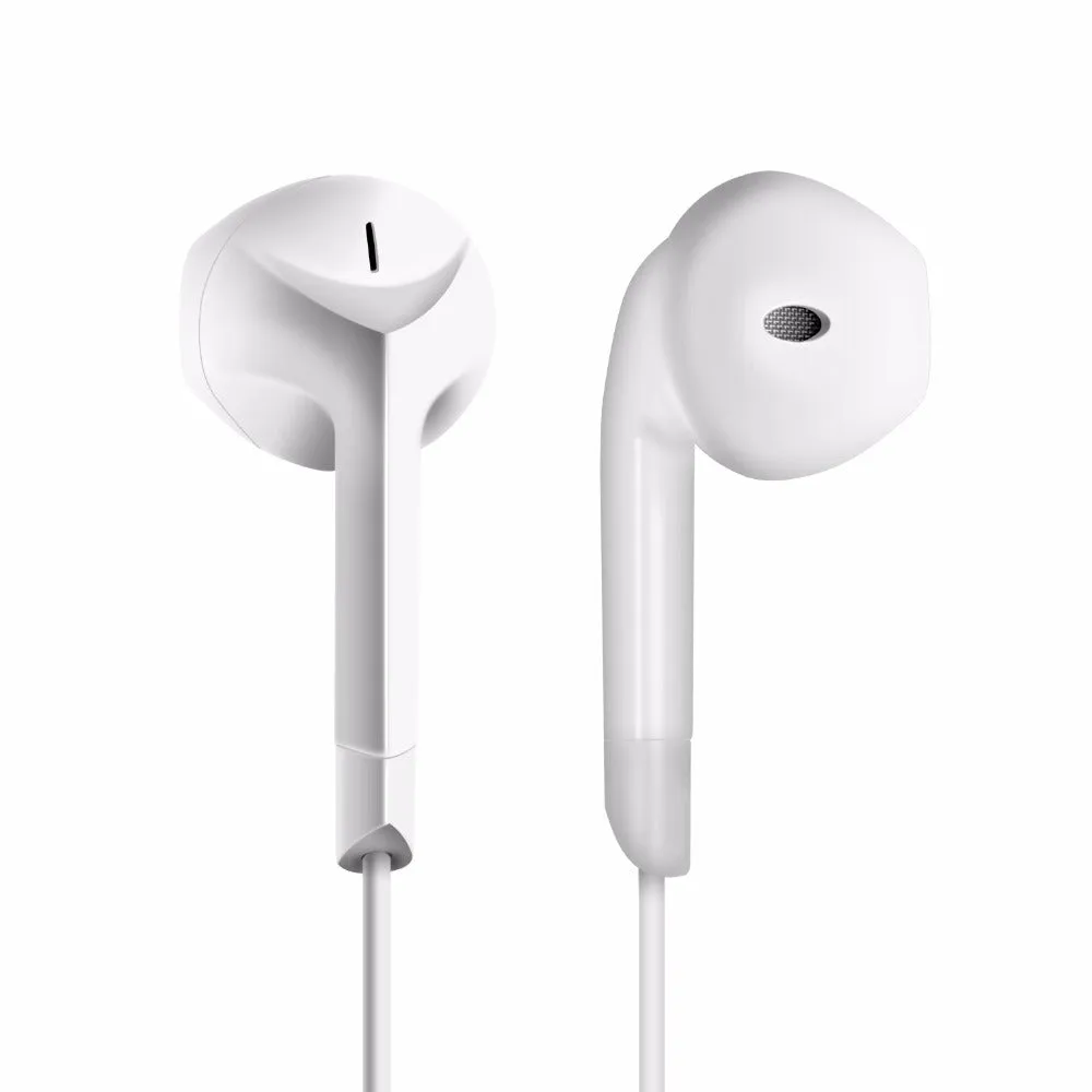 Black and White Earphones
