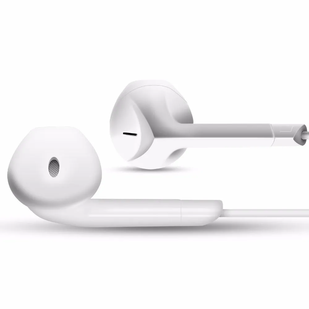Black and White Earphones