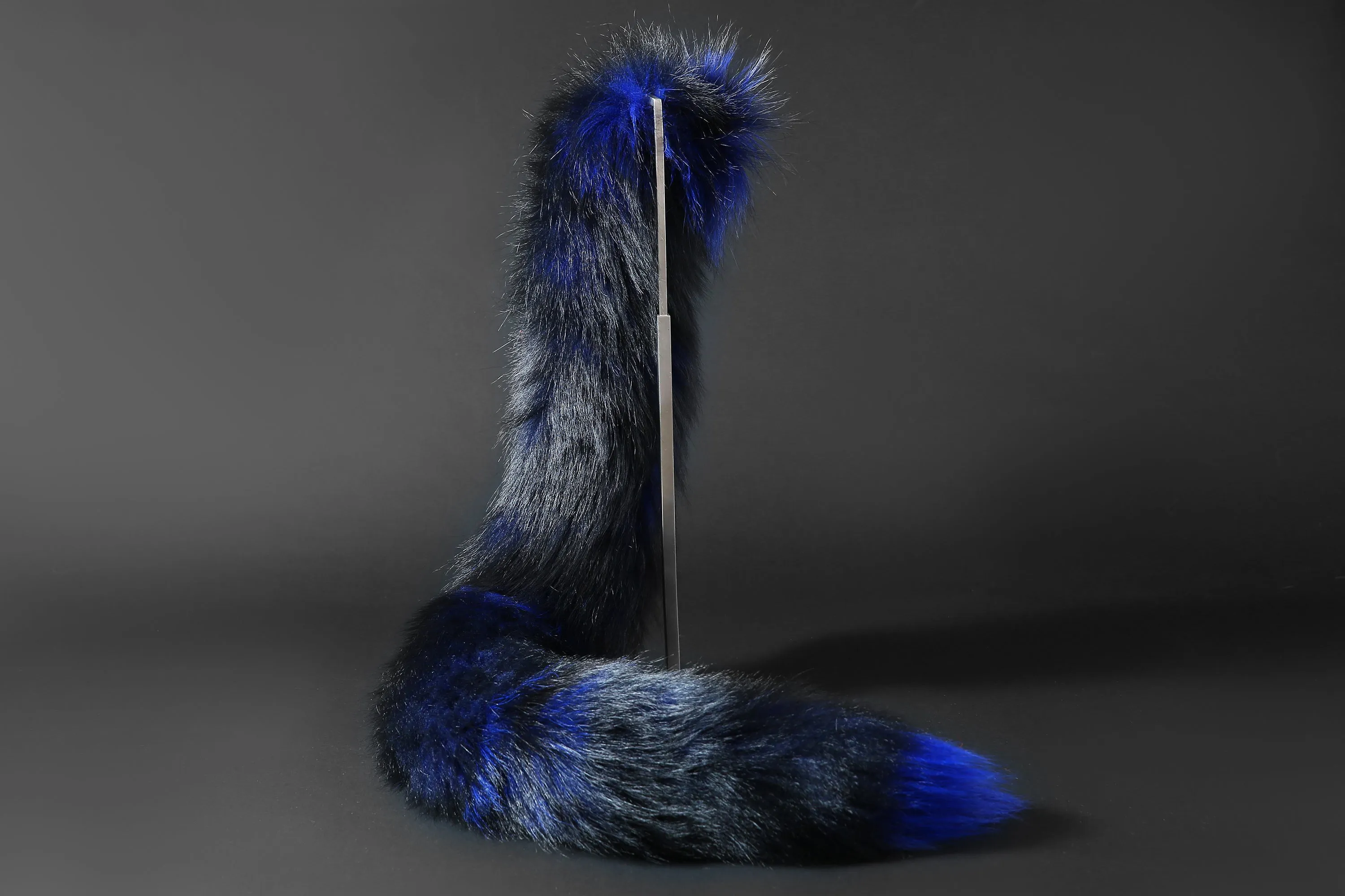 Blue fox tail and ear set fox ear and tail cosplay wolf tail and ear cat tail cat ear anime cosplay kitten earsand tail kittenplay Halloween