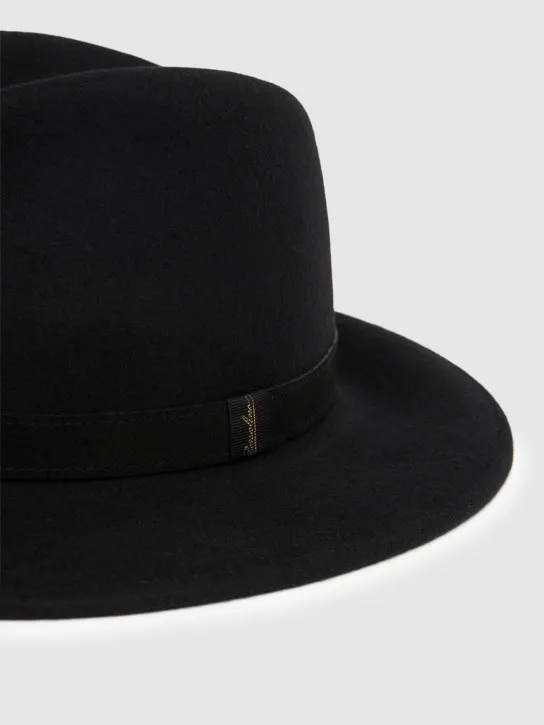 Borsalino   6.5cm Dario wool felt hat 