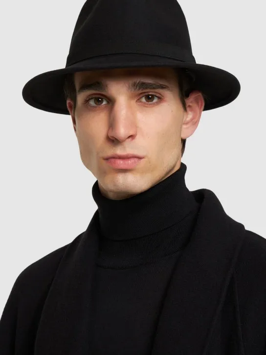 Borsalino   6.5cm Dario wool felt hat 