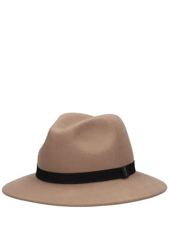 Borsalino   6.5cm Dario wool felt hat 