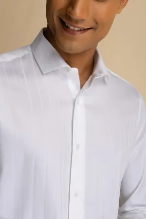 Bronco Stripe White Shirt EOSS