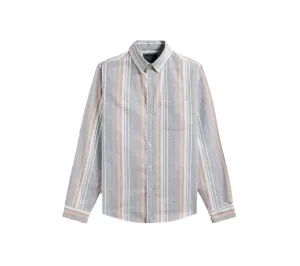 Brushed Oxford Shirt | Multi Stripe