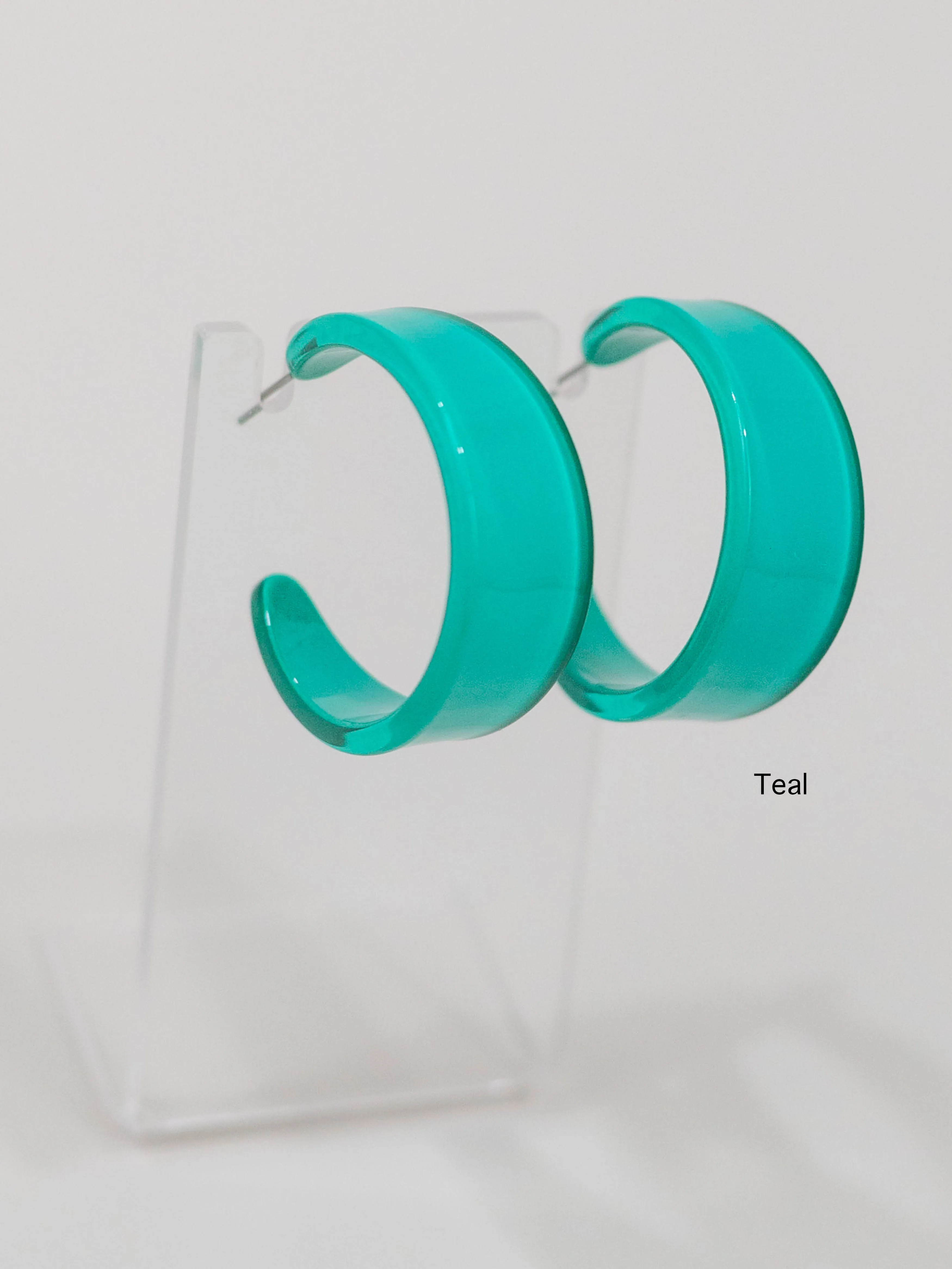 Chunky Resin Hoops