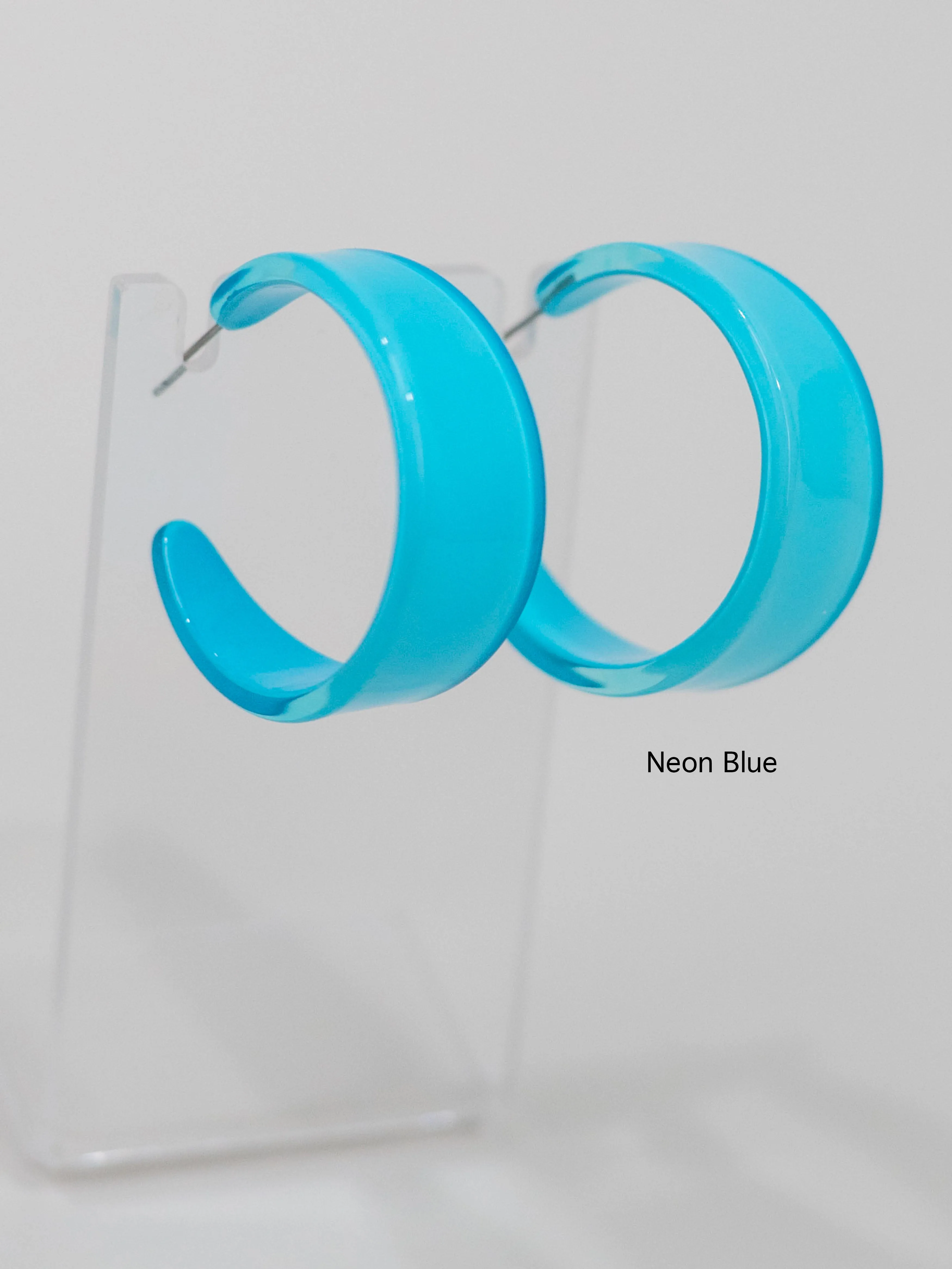Chunky Resin Hoops