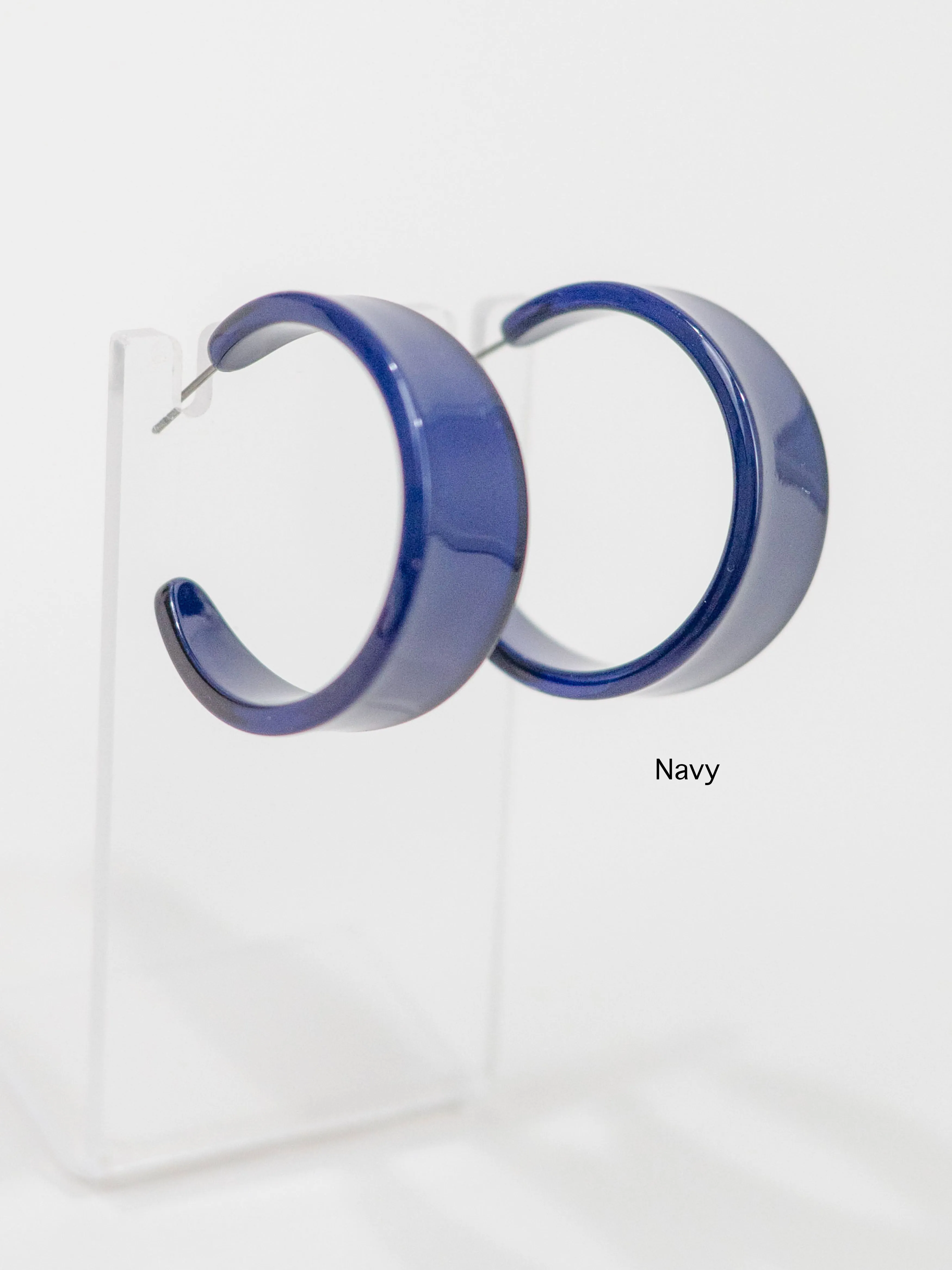Chunky Resin Hoops