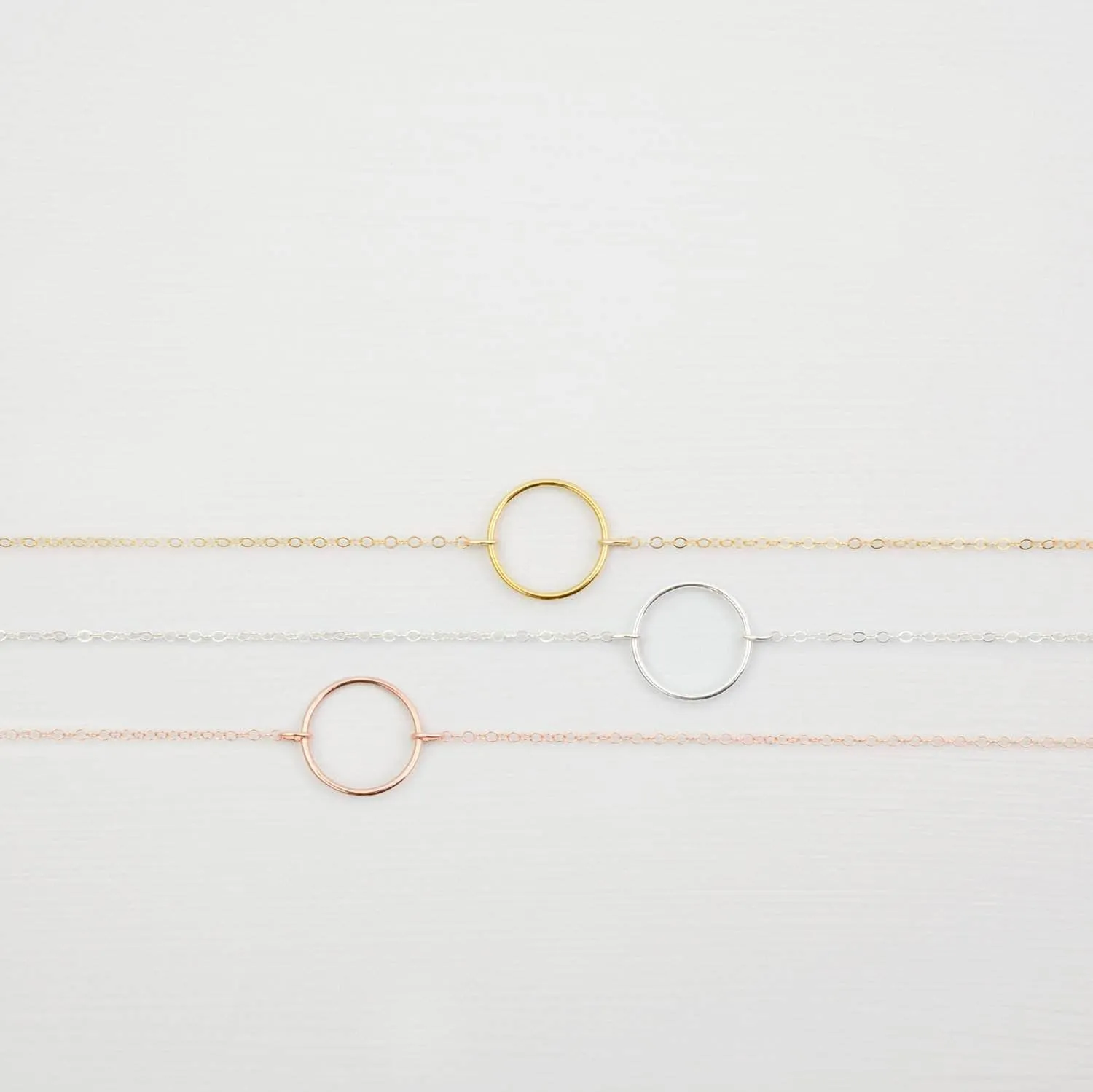 Circle Charm Bracelet - 'Adley'