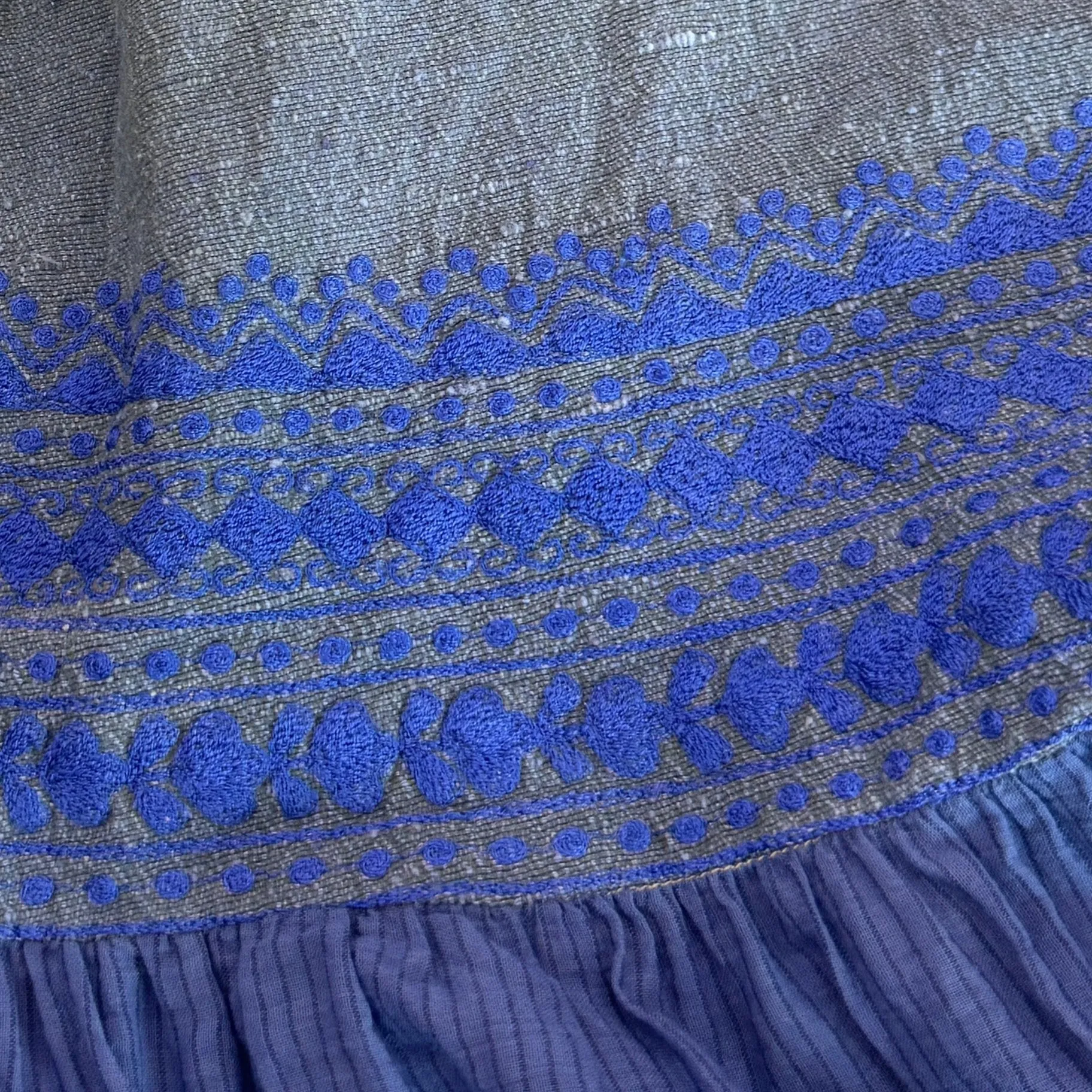 Cobalt tier maxi dress