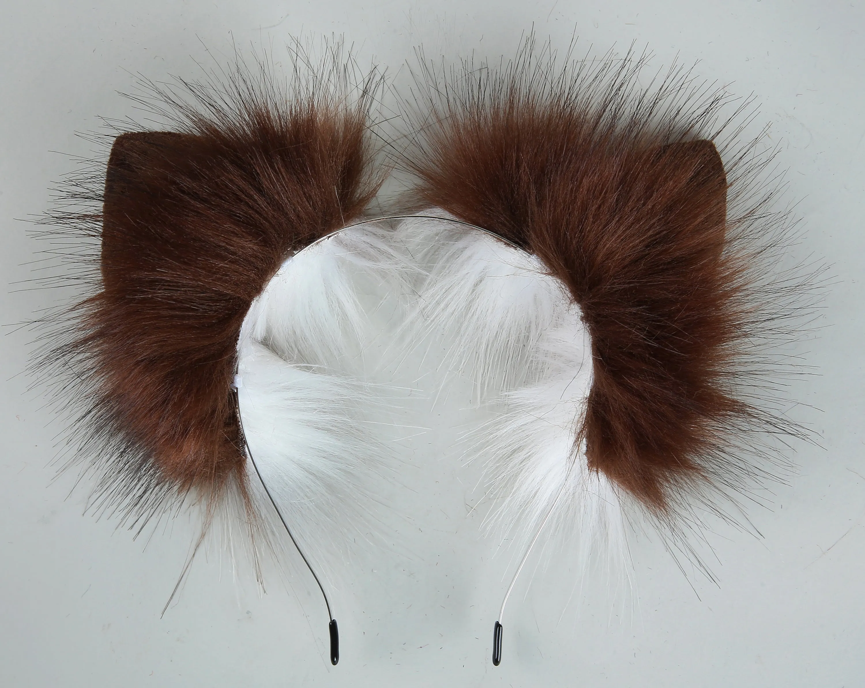 coffee fox tail plug and ear set fox ear fluffy wolf tail butt plug tail buttplug wolf ear petplay sextoy anal plug cat tail plug