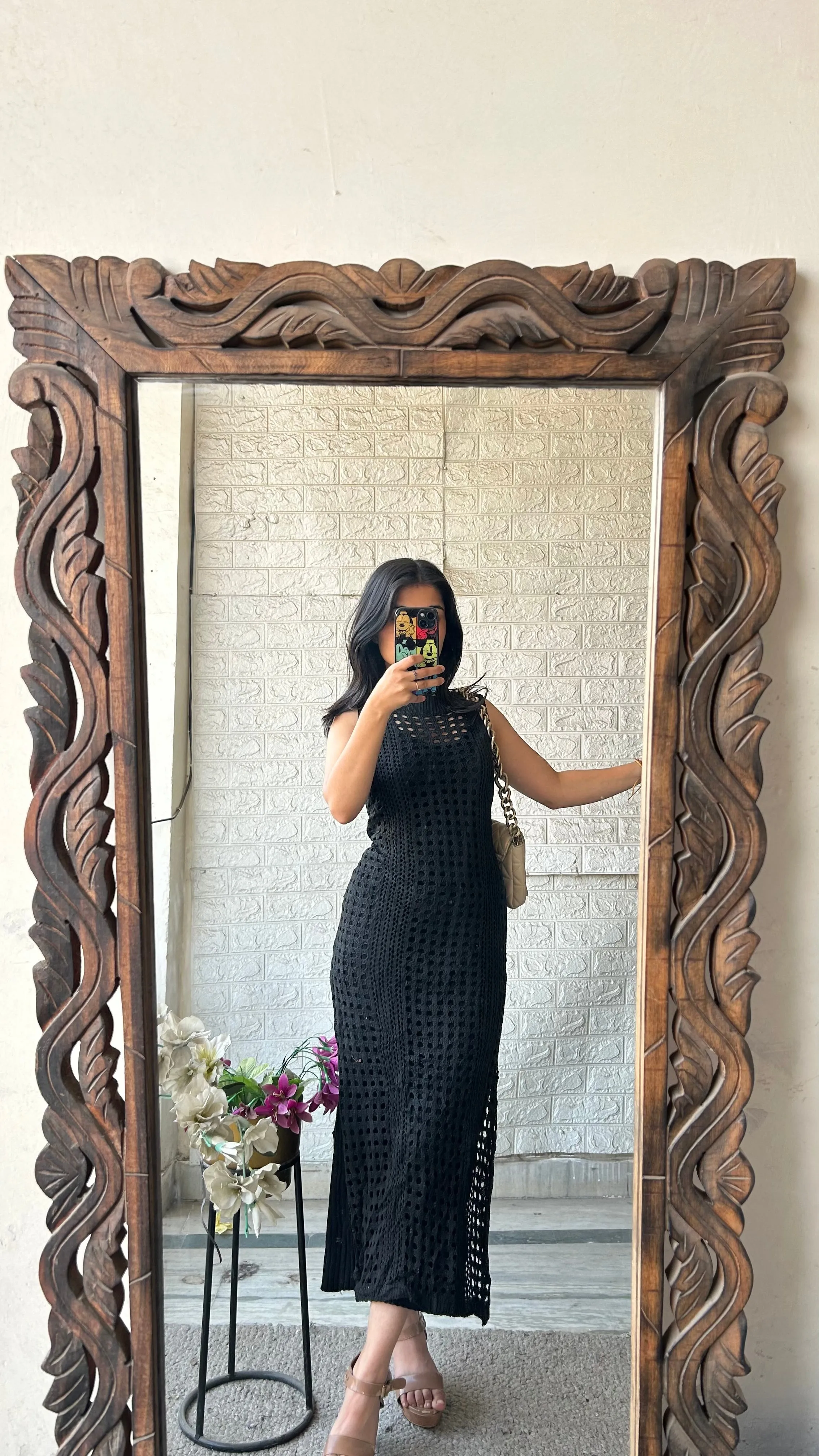 Crochet Dress up to bust 34 length 47