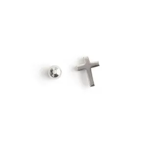 Cross Helix Single Earring