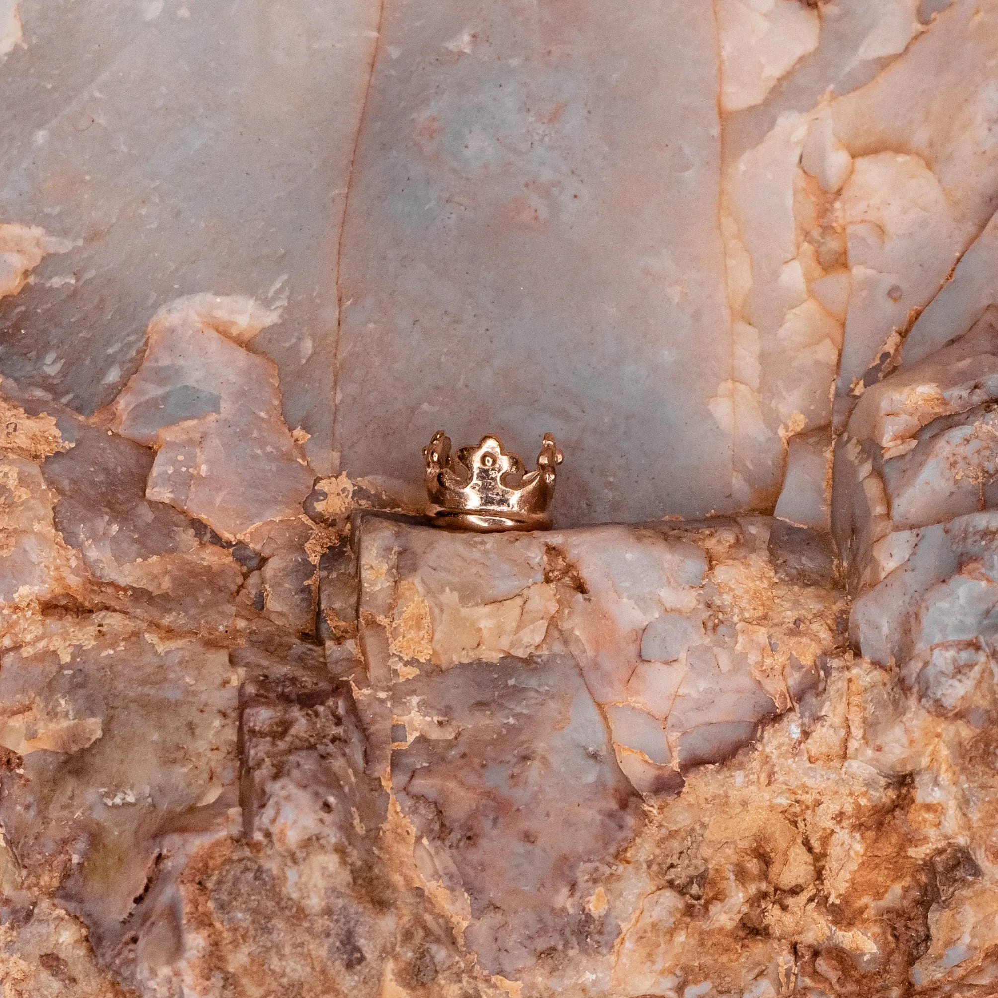 Crown Ear Cuff- Rose Gold Plated
