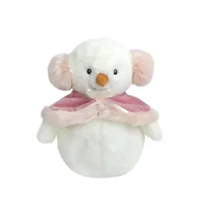 Crystal Stuffed Pink Snowman