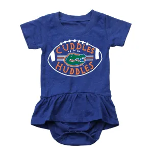 Cuddles and Gators Huddles Baby Girl Skirted Bodysuit