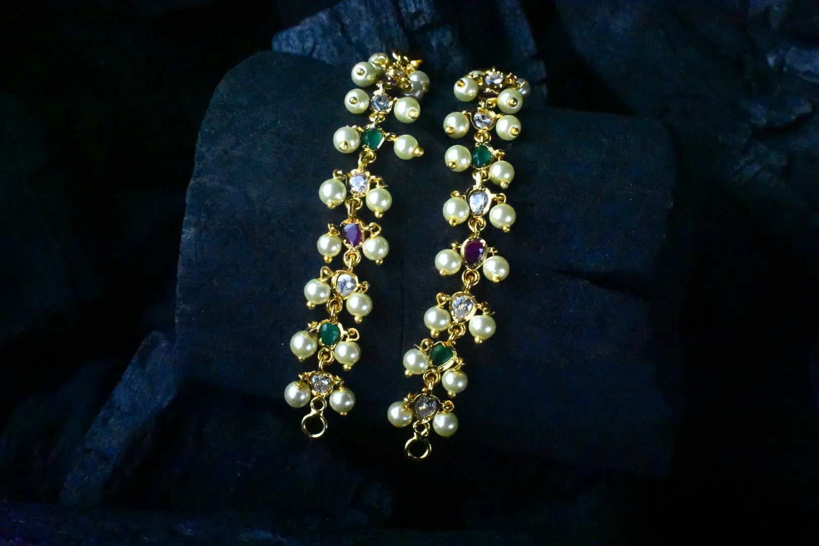 Cz Ear Chain / Martiz / (Matilu) By Asp Fashion Jewellery