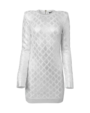 Diamond Woven Mini Dress