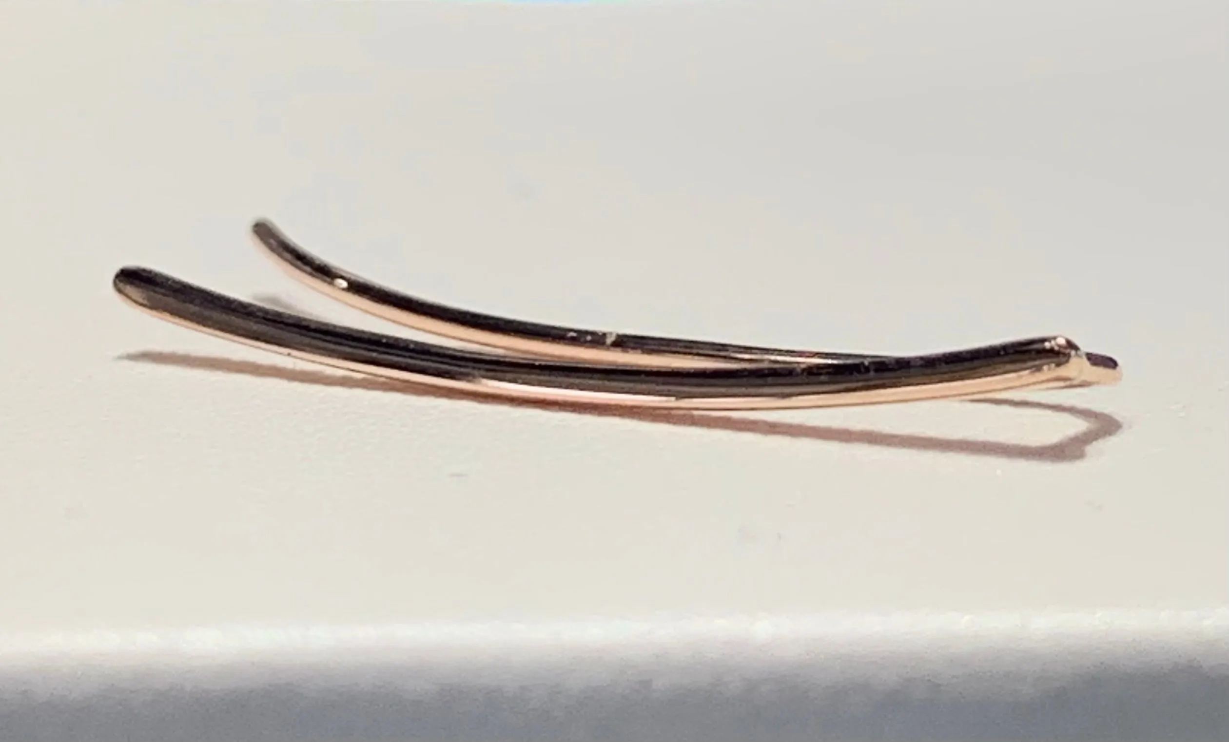 EF Collection - 14K Gold Curved Bar Ear Cuff