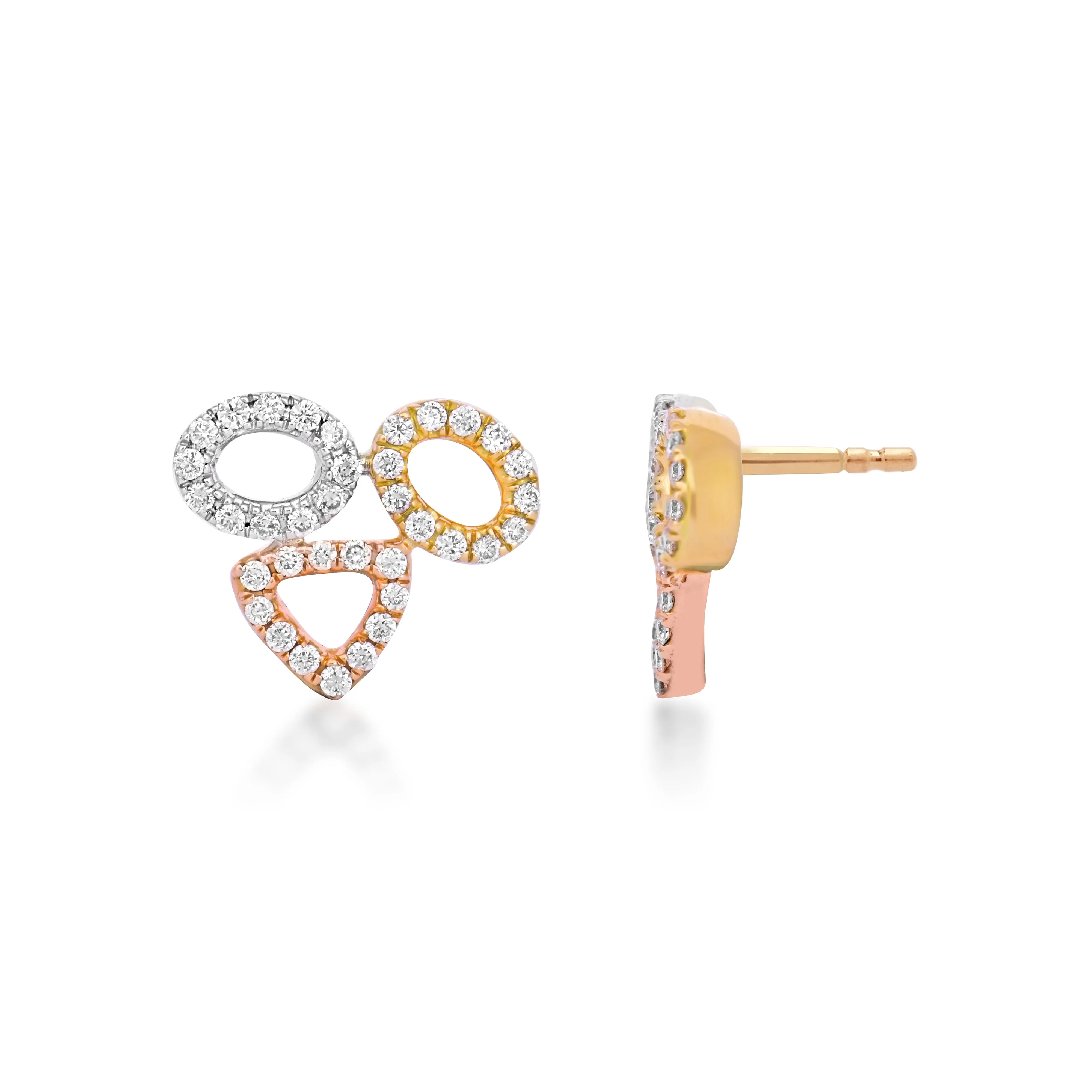 Elements Pebbles Diamond Earrings