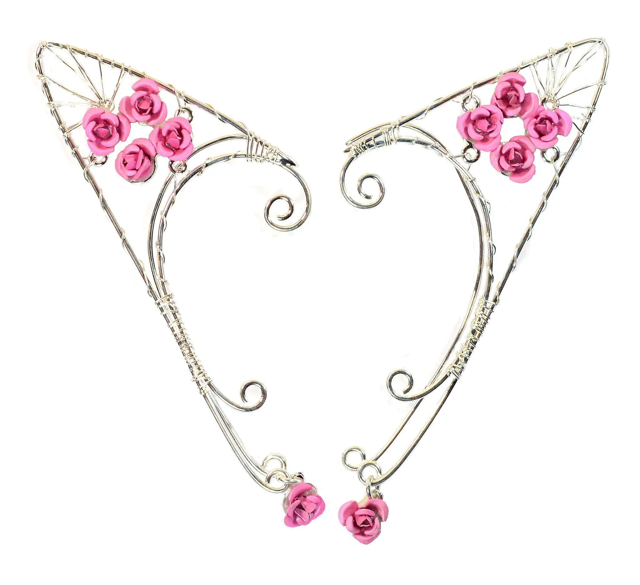 Elf Cuff Rose - Silver