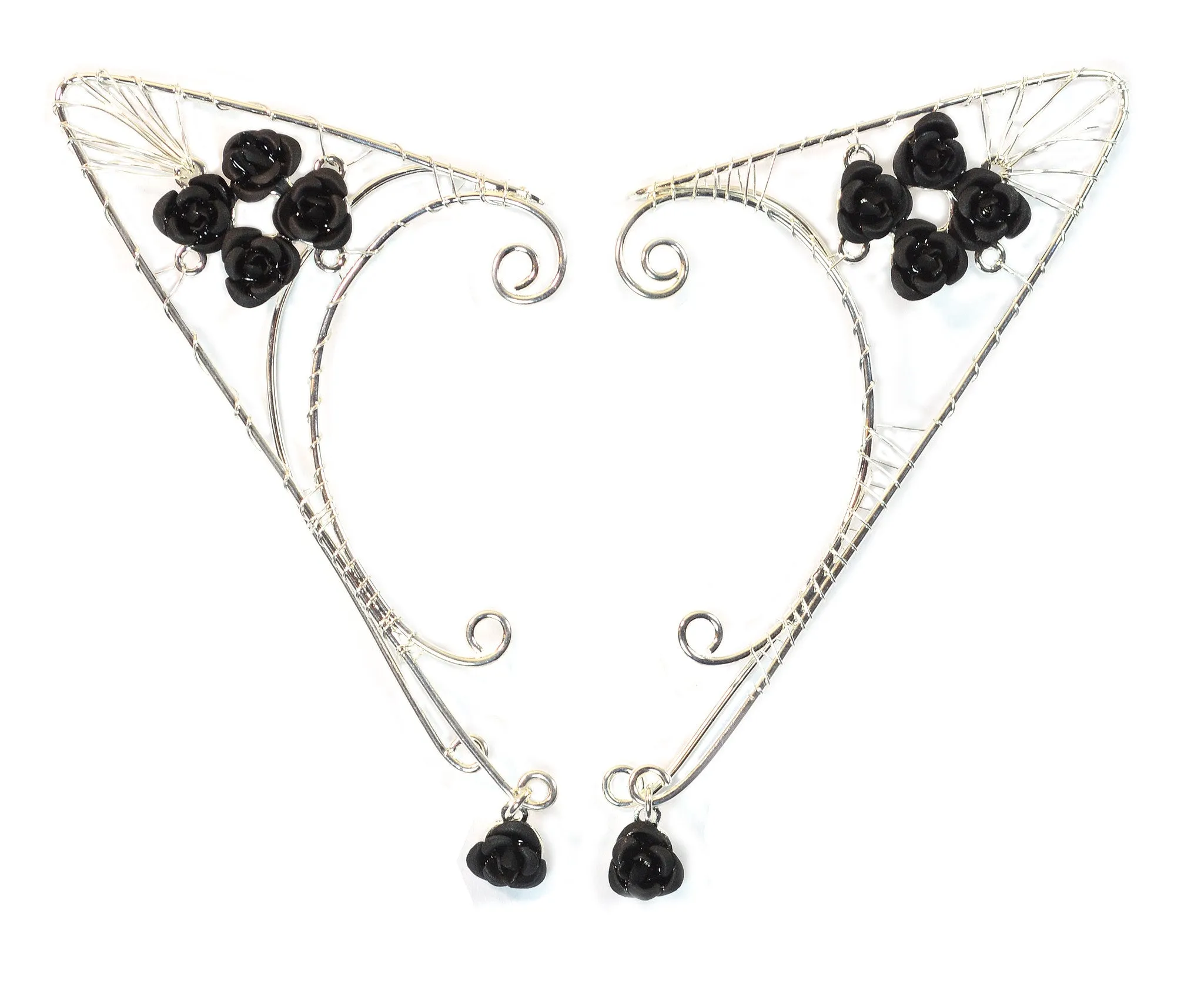 Elf Cuff Rose - Silver