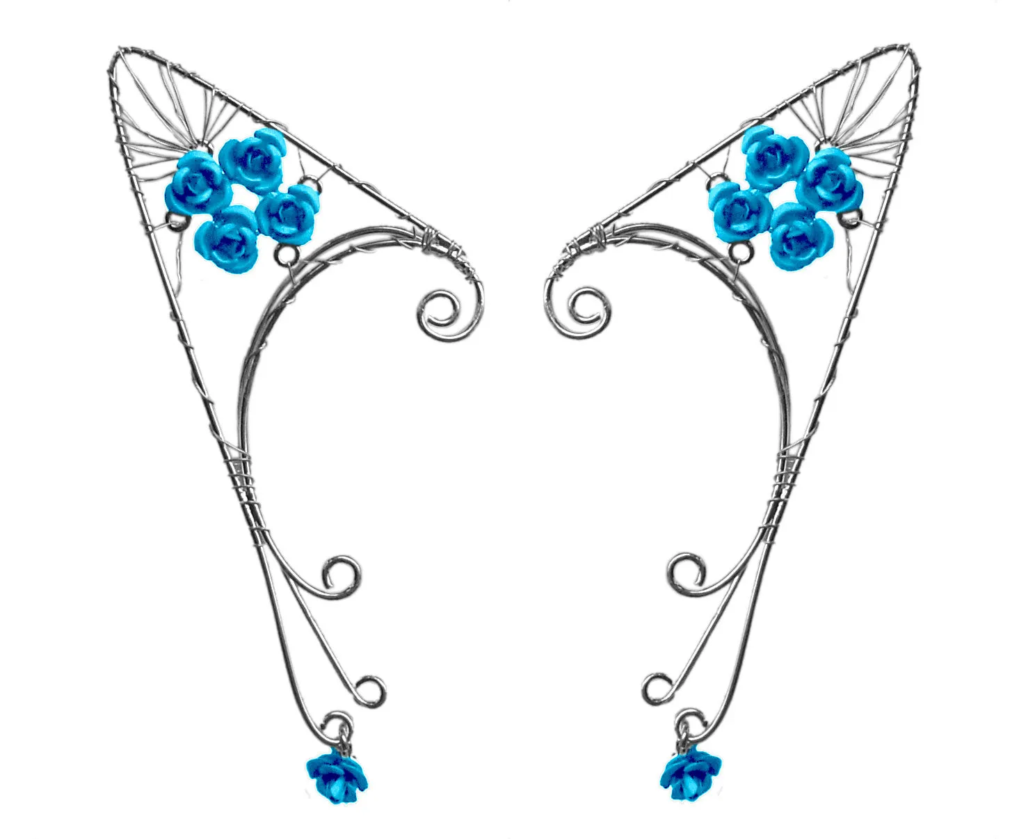 Elf Cuff Rose - Silver