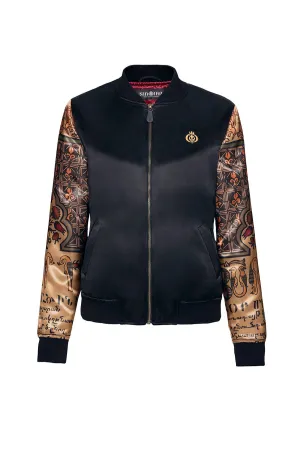 Embroidered Bomber Jacket