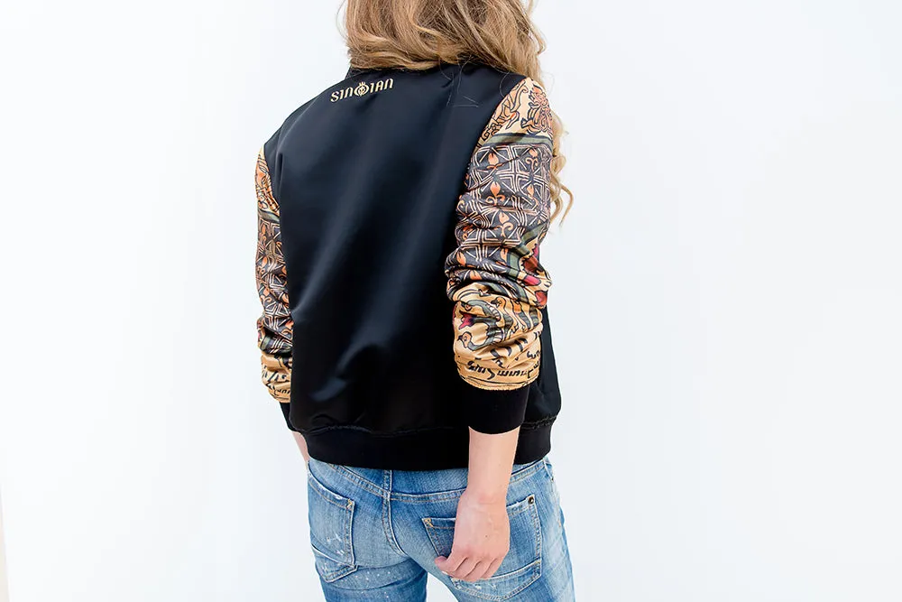 Embroidered Bomber Jacket