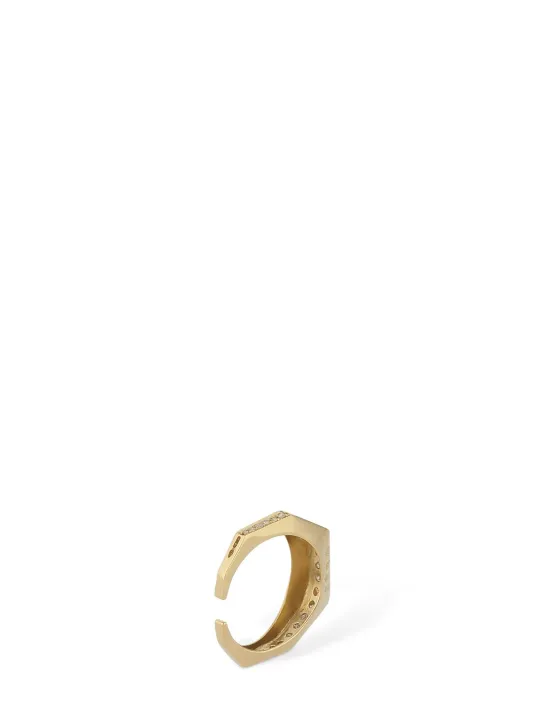 EÉRA   Sabrina 18kt gold &amp; diamond mono earring 