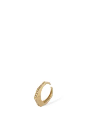 EÉRA   Sabrina 18kt gold &amp; diamond mono earring 