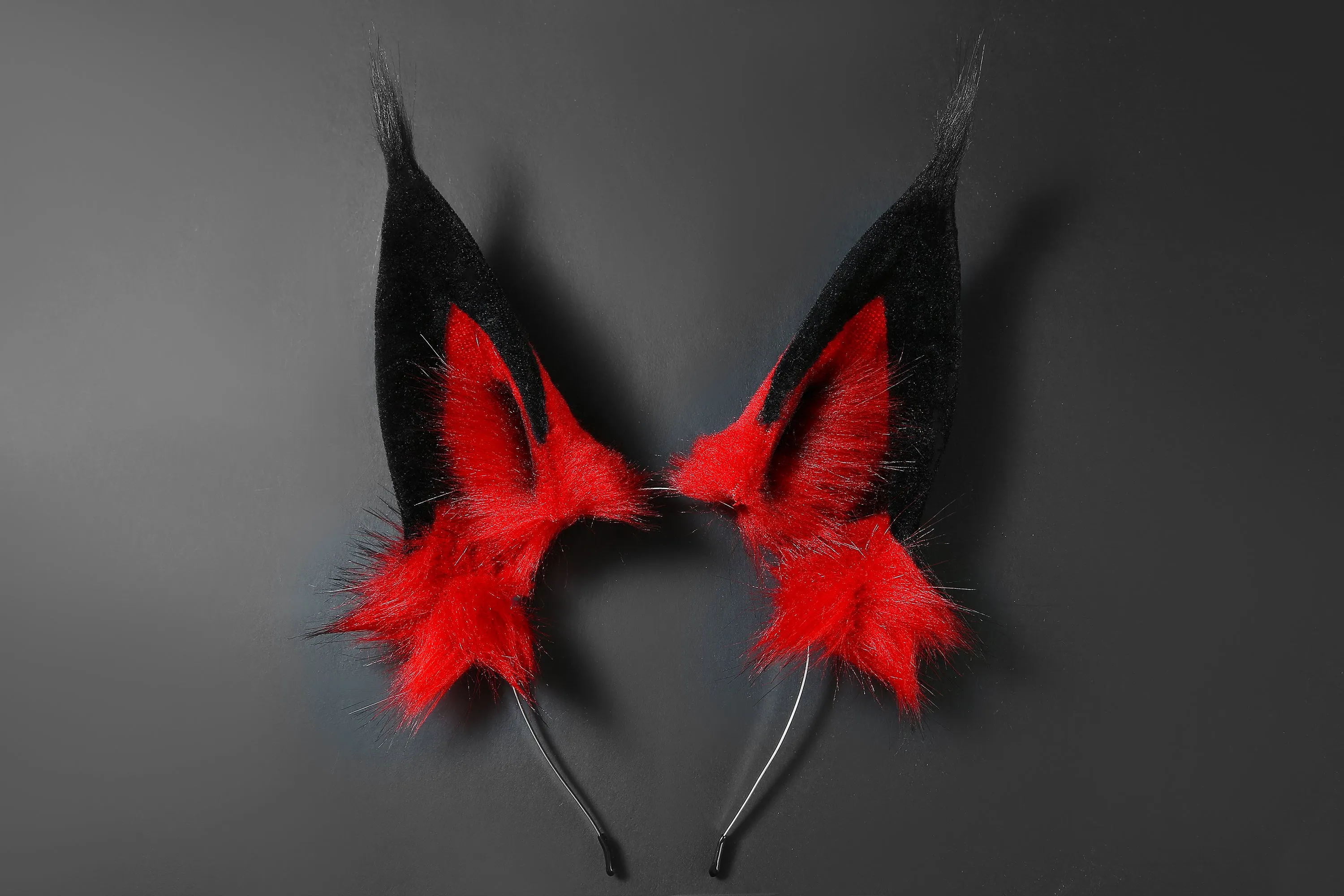 Faux Fur Alastor Ears and Tail  Hazbin Hotel Copsly
