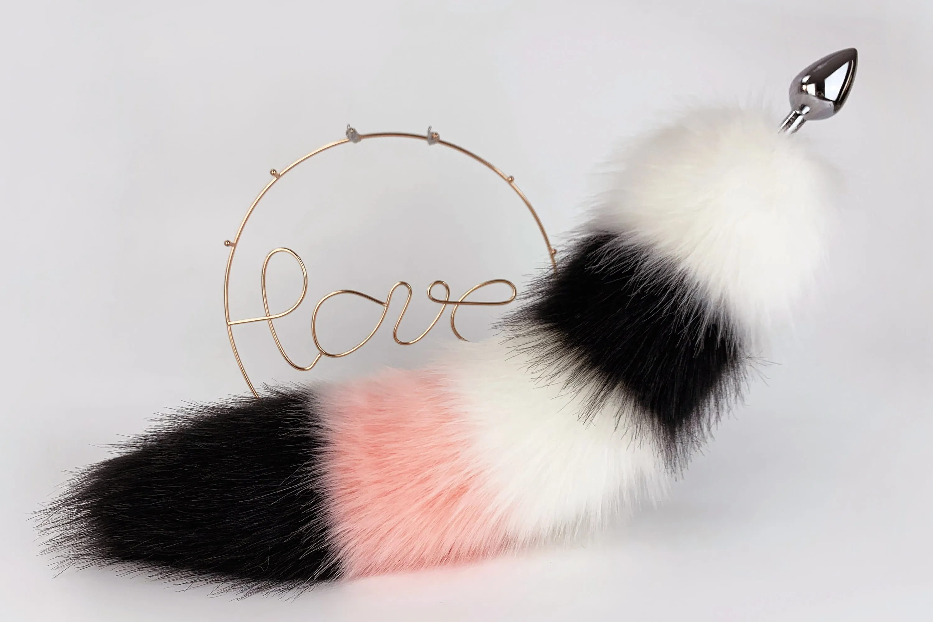 fox ear and tail plug set wolf ear and tail plug set cat ear and tail butt plug stripe tail butt plug petplay kittenplay fox cosplay mature