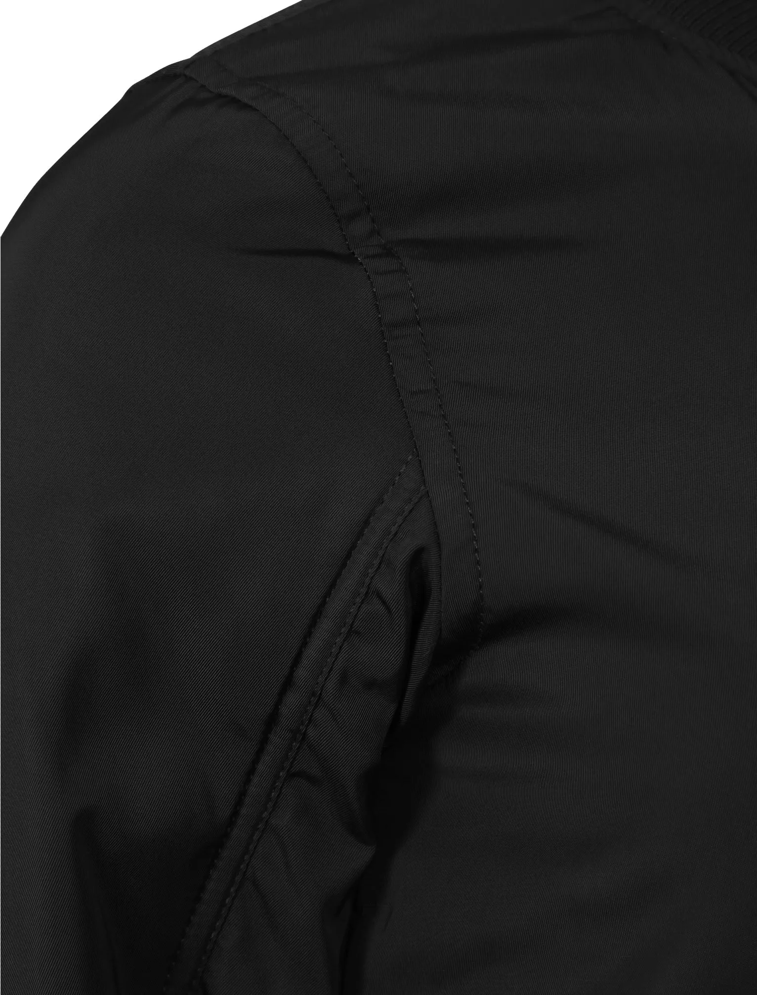 Georgie Zip Up Bomber Jacket in Black - Tokyo Laundry