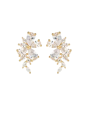 Georgini Iconic Bridal Hyacinth Earrings - Gold