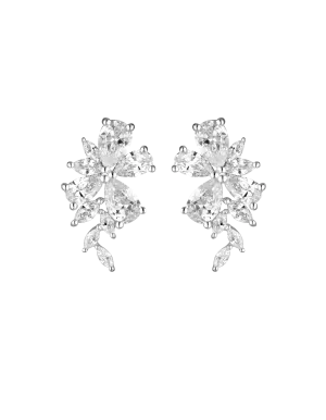 Georgini Iconic Bridal Hyacinth Earrings - Silver